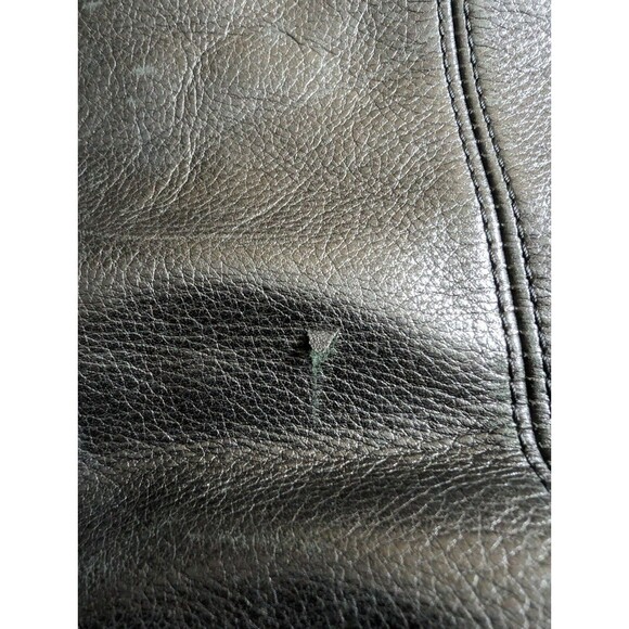 Juicy Couture Womens Black Leather Purse W/ Leopard Print Interior - Picture 6 of 16